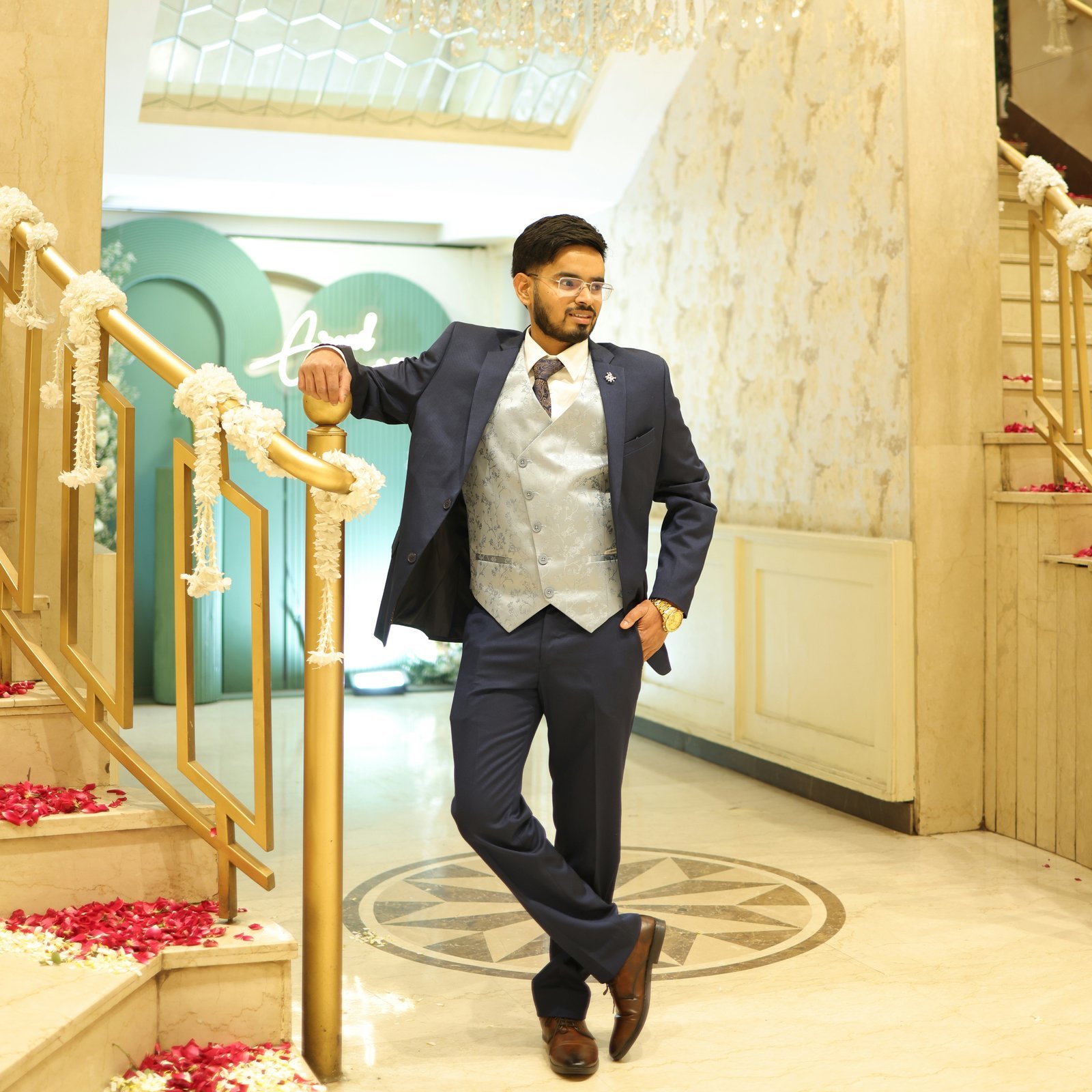Tanishq Tiwari, formal portrait, New Delhi 2025